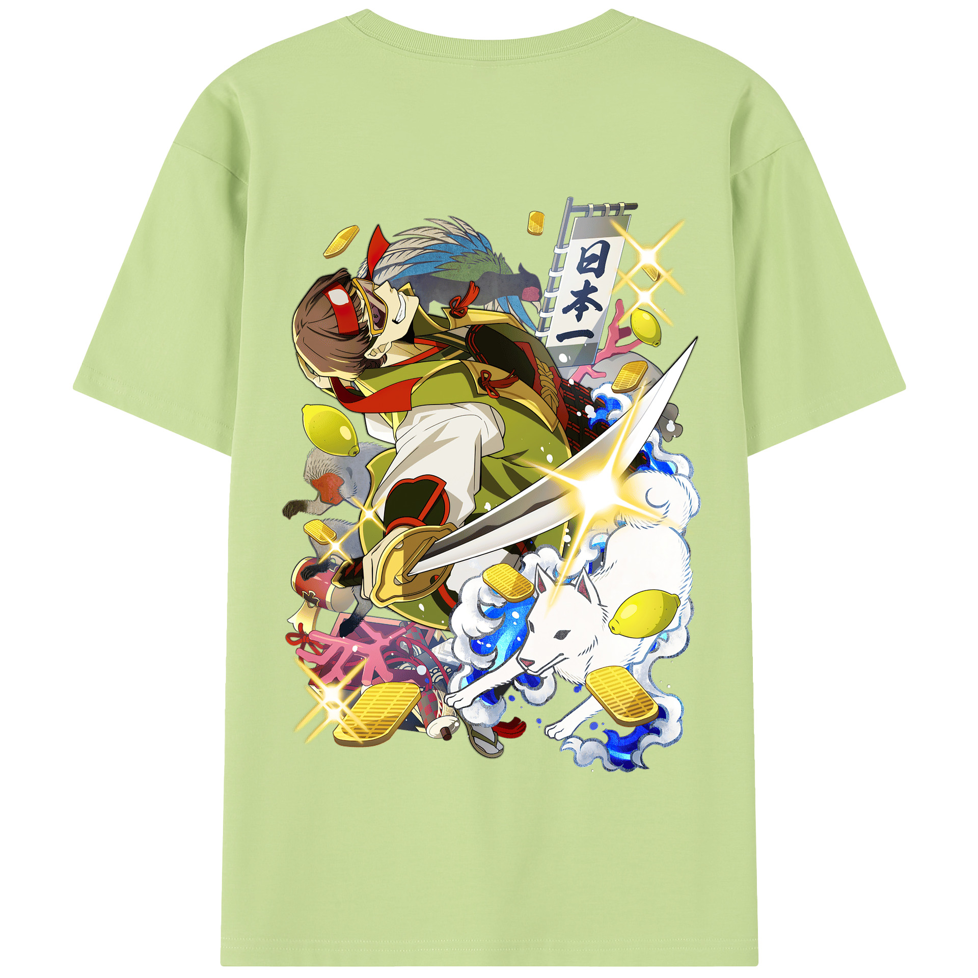 （画像用） 文豪ストレイドッグス Bungo Stray Dogs 綿100％半袖Tシャツ（背面プリント）
